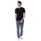 Tex Men Organic Cotton Regular Fit T-Shirt, Black, XXL