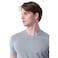 Tex Men Regular Fit Essential T-Shirt, Grey, Medium