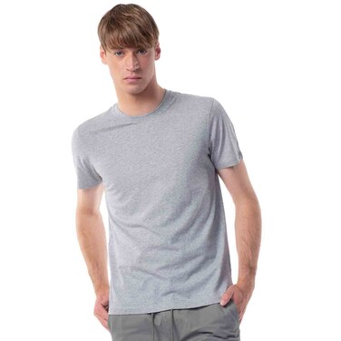 Tex Men Regular Fit Essential T-Shirt, Grey, Medium