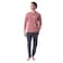 Tex Men Printed Long Sleeve Pajama Set,  Red, XL