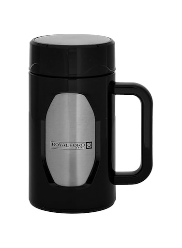 Royalford 400 Ml Stainless steel Vacuum Bottle With ABS Handle