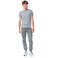Tex Men Regular Fit Essential T-Shirt, Grey, Large