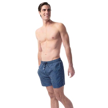Tex Men Recycled Regular Fit Swim Shorts, Navy, I274956, XXL