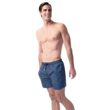 Tex Men Recycled Regular Fit Swim Shorts, Navy, I274956, XL