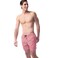 Tex Men Recycled Regular Fit Swim Shorts, Red, I274951, Medium