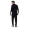 Tex Men Regular Fit Performance Sport Set, Black, I274782, Small