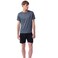 Tex Men Regular Fit Performance Sport Shorts, Black, L, I926733