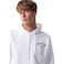 Tex Men Printed Regular Fit Pullover Hoodie,  Off White, Large