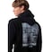 Tex Men Printed Regular Fit Pullover Hoodie,  Black, Large