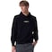 Tex Men Printed Regular Fit Pullover Hoodie,  Black, Large