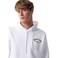 Tex Men Printed Regular Fit Pullover Hoodie,  Off White, XL