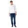 Tex Men Printed Regular Fit Pullover Hoodie,  Off White, XXL