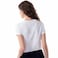 TEX Women Graphic Print T-Shirt, I274586, White, XXL