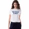 TEX Women Graphic Print T-Shirt, I274586, White, XXL
