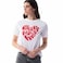 TEX Women Graphic Print T-Shirt, I274586, White, XL