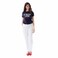 تي إي إكس تي شيرت نسائي بطبعة غرافيك، I274586، كحلي، مقاس متوسط