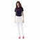 TEX Women Graphic Print T-Shirt, I274586, Navy, L
