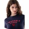 TEX Women Graphic Print T-Shirt, I274586, Navy, L