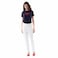 TEX Women Graphic Print T-Shirt, I274586, Navy, S