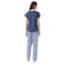 Tex Women  Printed T-Shirt and Pajama Set, Blue, XL, I273942