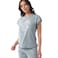 Tex Women  Printed T-Shirt and Pajama Set, Moss, XXL, I273942