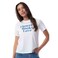 Tex Women  T-Shirt, Off White, Medium, I274643