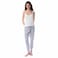 TEX Women Printed Lounge Pajama Pants, I993699, Grey Chine, XL
