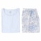 TEX Women Striped Pajama Pants Set, I273947, Sky, XS