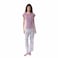 TEX Women Striped Pajama Pants Set, I273947, Pink, XXL