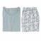TEX Women Striped Pajama Pants Set, I273947, Moss, M