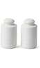 Porceletta Porcelain Cylindrical Salt And Pepper Set, Ivory