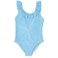 Tex Girls Striped Swimsuit, White, 11 to 12 Years, I276817