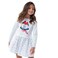 Tex Girls Minnie Mouse Printed Dress, Grey, 11 to 12 Years, I277133