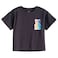 Tex Girls Printed Half T-Shirt, Anthracite Dark, 3 to 4 Years, I276635