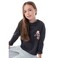 Tex Girls Printed Full T-Shirt, Anthracite Dark, 4 to 5 Years, I276636