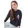 Tex Girls Printed Full T-Shirt, Anthracite Dark, 9 to 10 Years, I276636