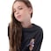 Tex Girls Printed Full T-Shirt, Anthracite Dark, 9 to 10 Years, I276636