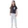 Tex Girls Printed Half T-Shirt, Anthracite Dark, 7 to 8 Years, I276635