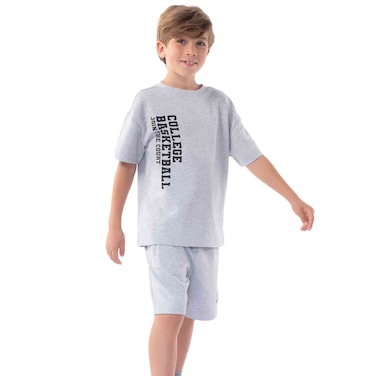 Tex Boys Clothing Set, Grey Charcoal Dark, 9 to 10 Years, I276718