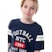 Tex Boys Half T-Shirt, Navy, 7 to 8 Years, I276707