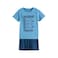 Tex Boys Pajama Shorts, Blue, 7 to 8 Years, I276790