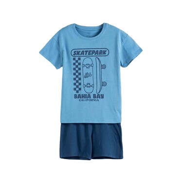 Tex Boys Pajama Shorts, Blue, 5 to 6 Years, I276790