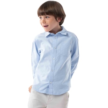 Tex Boys Shirt, Sky Blue, 13 to 14 Years, I967339