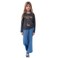 Tex Girls Printed Full T-Shirt, Anthracite Dark, 7 to 8 Years, I993947