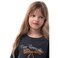 Tex Girls Printed Full T-Shirt, Anthracite Dark, 7 to 8 Years, I993947