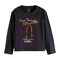 Tex Girls Printed Full T-Shirt, Anthracite Dark, 3 to 4 Years, I993947