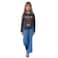 Tex Girls Printed Full T-Shirt, Anthracite Dark, 4 to 5 Years, I993947