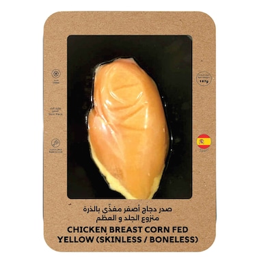 Chicken Breast Corn Fed Yellow Skinless Boneless