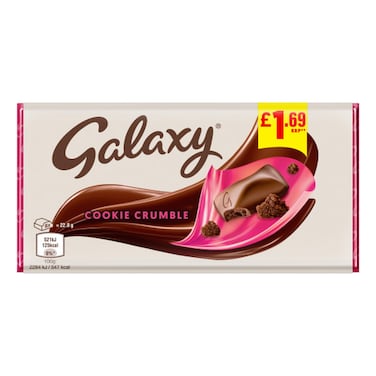 Galaxy Cookie Crumble Chocolate, 114g