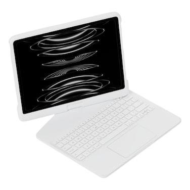 Esse Axis Pro Rotating Keyboard Case for Apple iPad A16 11inch, White